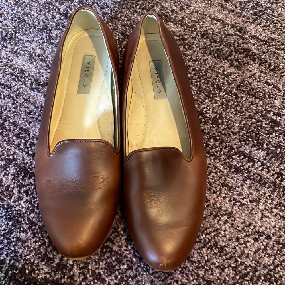 Nisolo Women’s Brown Smoking Loafer